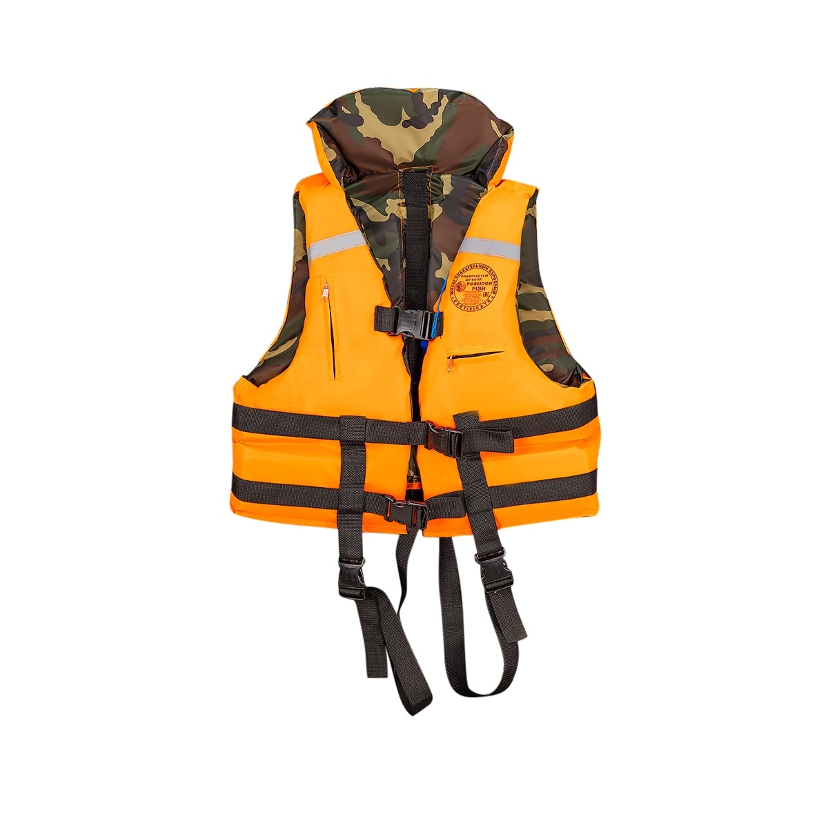 Спасательный жилет ГОСТ двухсторонний до 65 кг